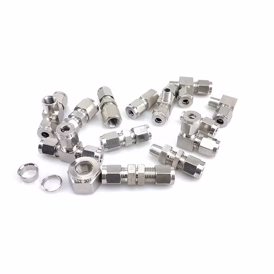 Stainless Steel Flareless Tube Fitting Flareless Male Female Union Coupling